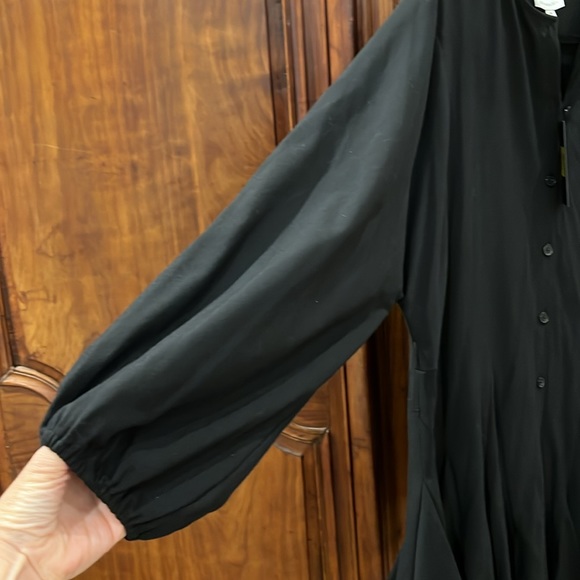 Gianni Bini Charlie solid black dress size medium - Picture 4 of 7